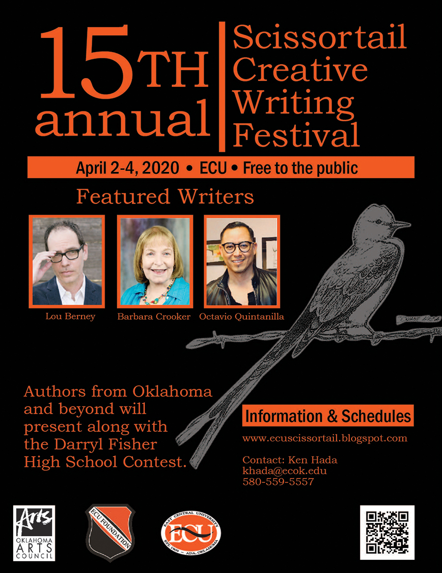 Annual Scissortail Creative Writing Festival Set for April 24 East